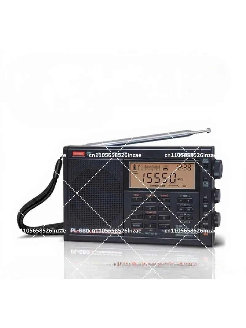 Full Band Digital Secondary Frequency Conversion Aviation Shortwave Radio with Charging Function