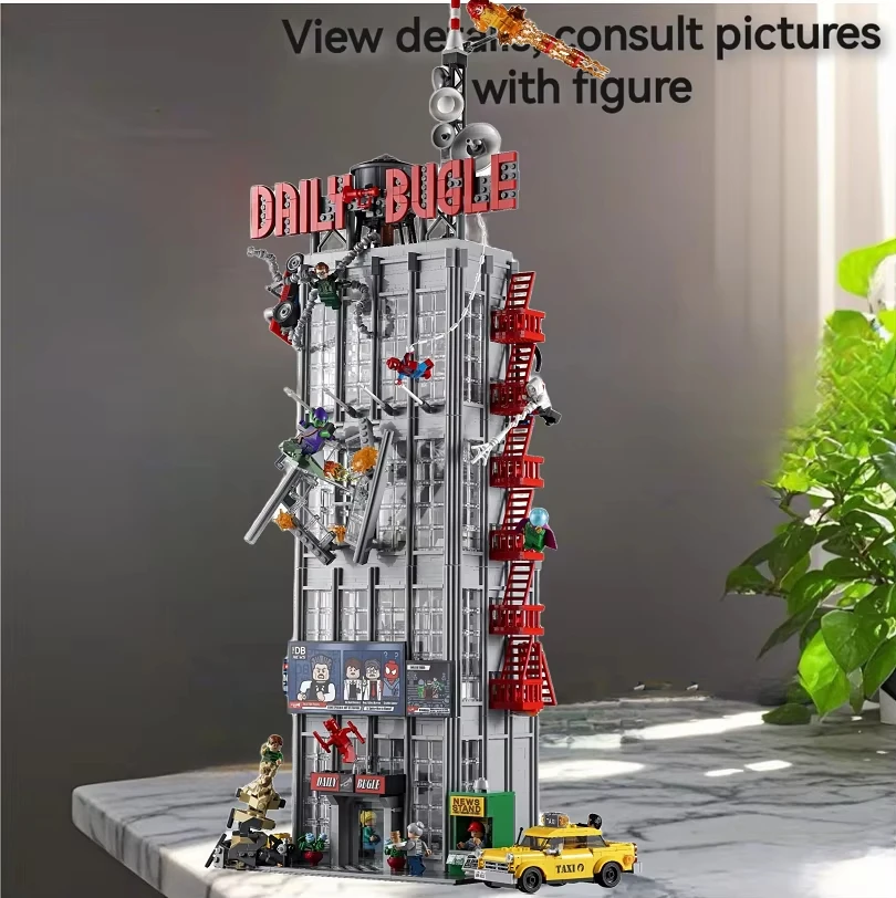 

MOC 3772 шт., здание стекляра на каждый день, классические строительные блоки, кирпичи, подарки на день рождения, Рождество для детей, совместимые 76178