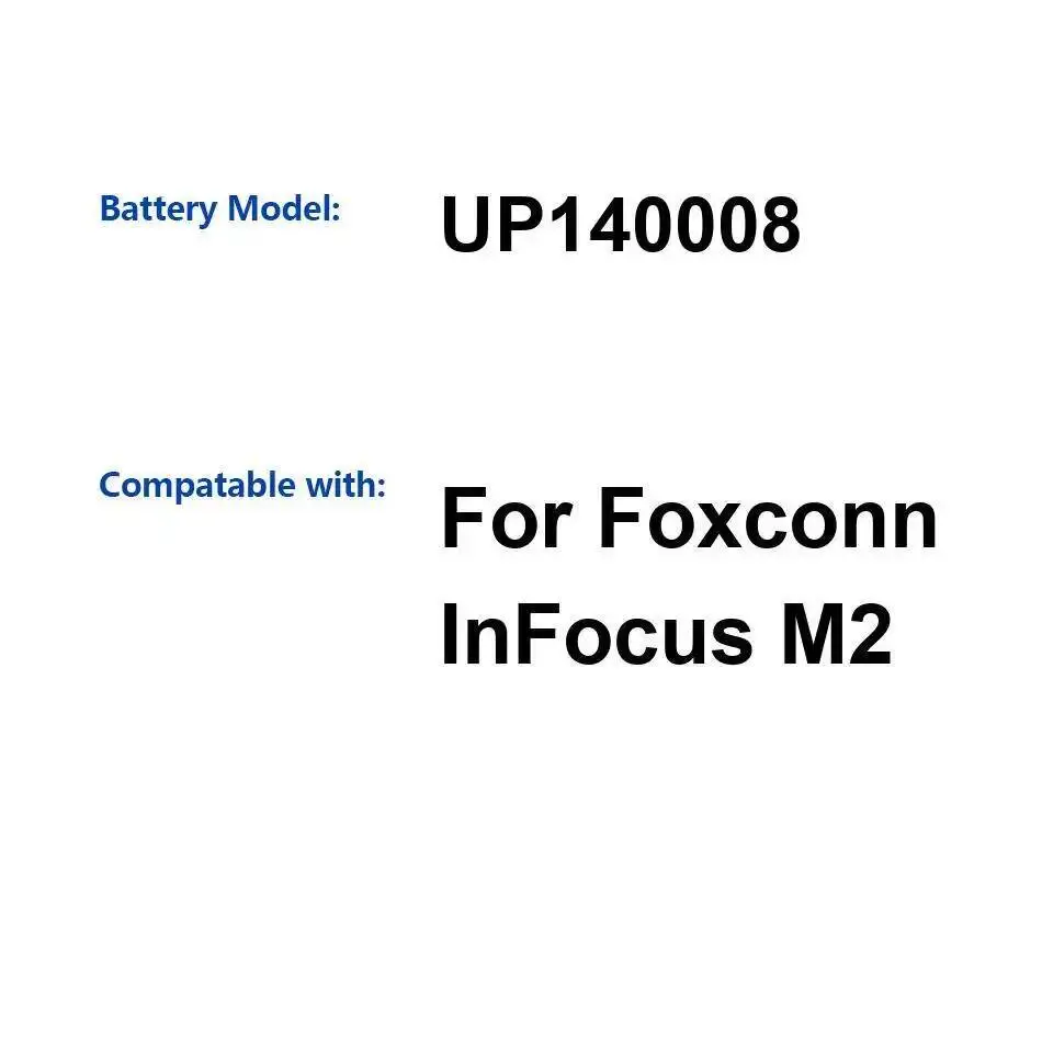 

Легкий аккумулятор для мобильного телефона высокой емкости 2010 мАч для Infocus M2 UP140008