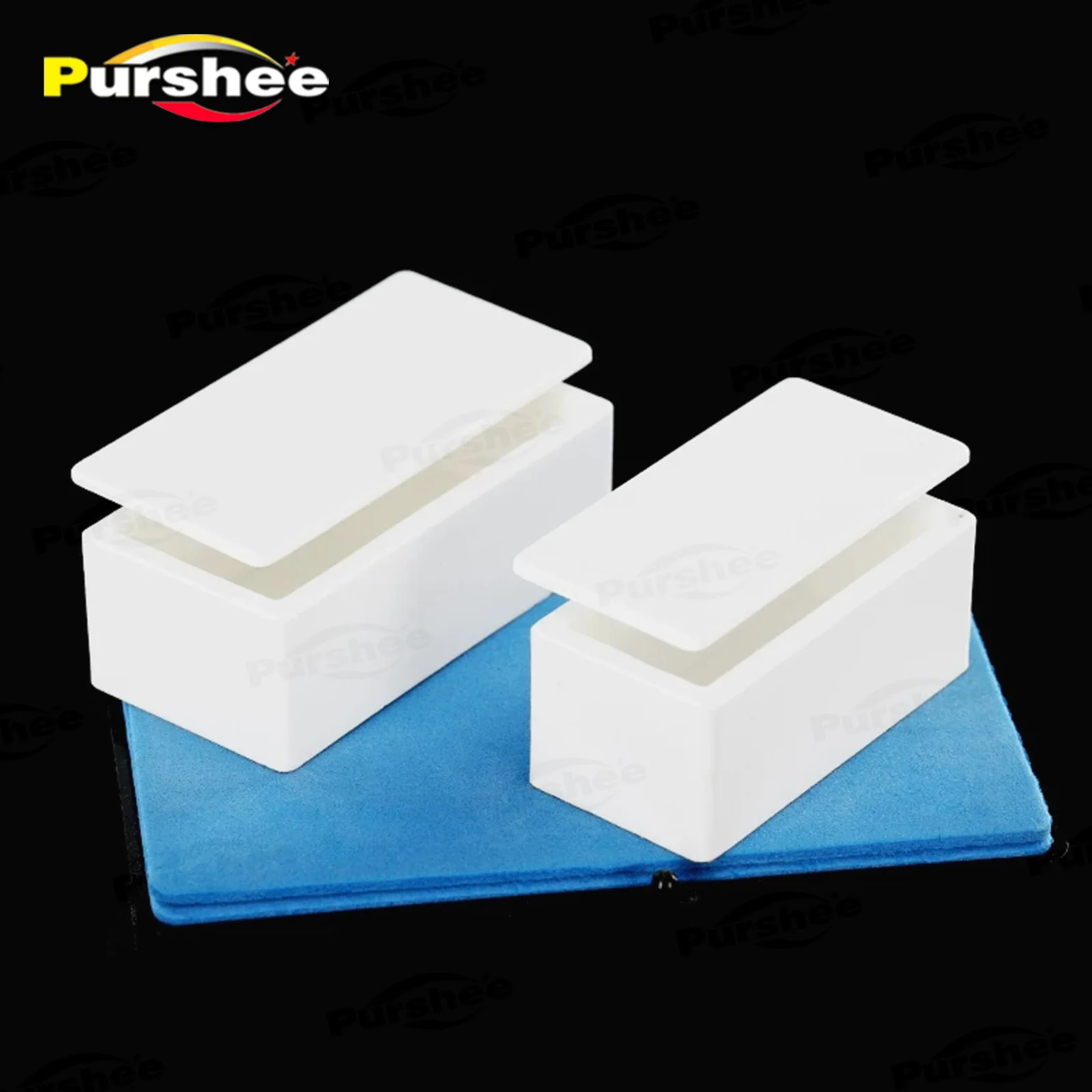 Hochreiner MgO Quadrat-Tiegel 2200 ℃ Hochtemperatur-Keramiktiegel, 11 ml–400 ml, verschiedene Größen für Laboranwendungen, zum Sintern und Schmelzen. – Detail 8