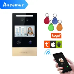 Video Door Phone 4.3 Inch 1080P HD IP Intercom System Doorbell Support IC ID Card Password Tuya Unlock Monitor Face Recognition