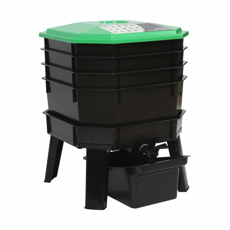 

Vermicompost box food waste bucket fermented compost square tray culture