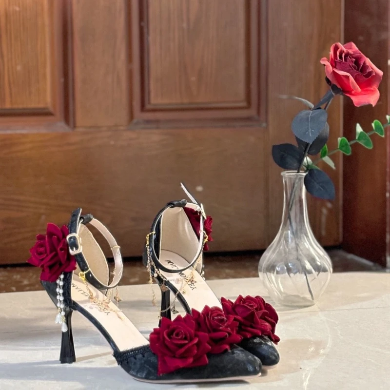 Sepatu Hak Stiletto Gothic Lol - Women Shoes Japan ulasan dan harga