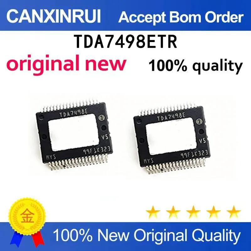

(5-100 pieces)New TDA7498ETR TDA7498E SSOP-36 D-class dual channel audio amplifier chip IC