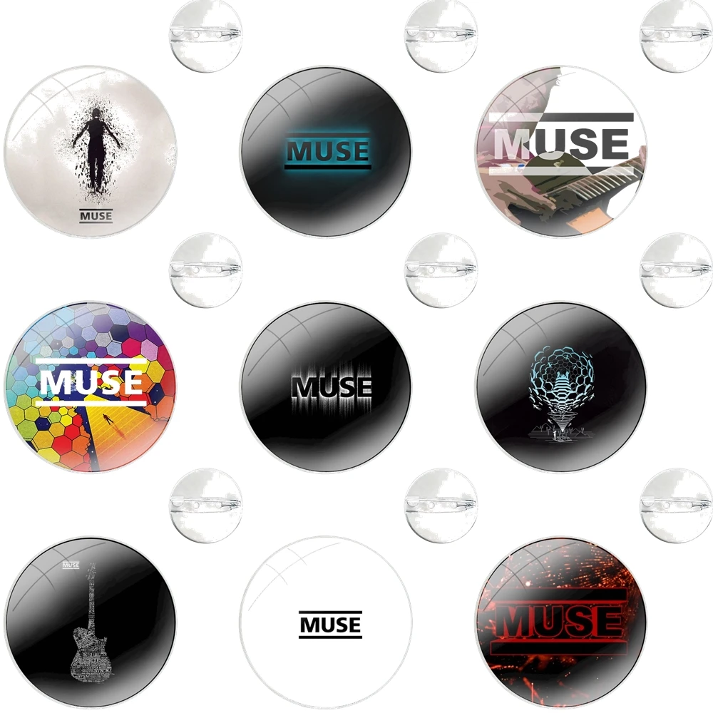 Muse Band Pins Badge Metal Brooches For Clothes Backpack Decoration gift