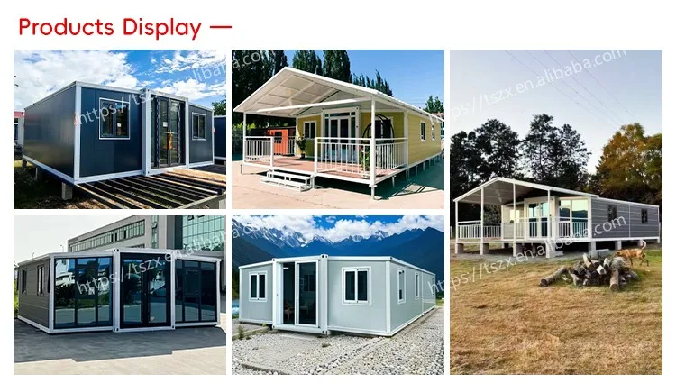 Container House 2 3 Bedrooms Luxury Mobile Living Villa Hotel 40ft 20ft Prefab Modular Expandable House