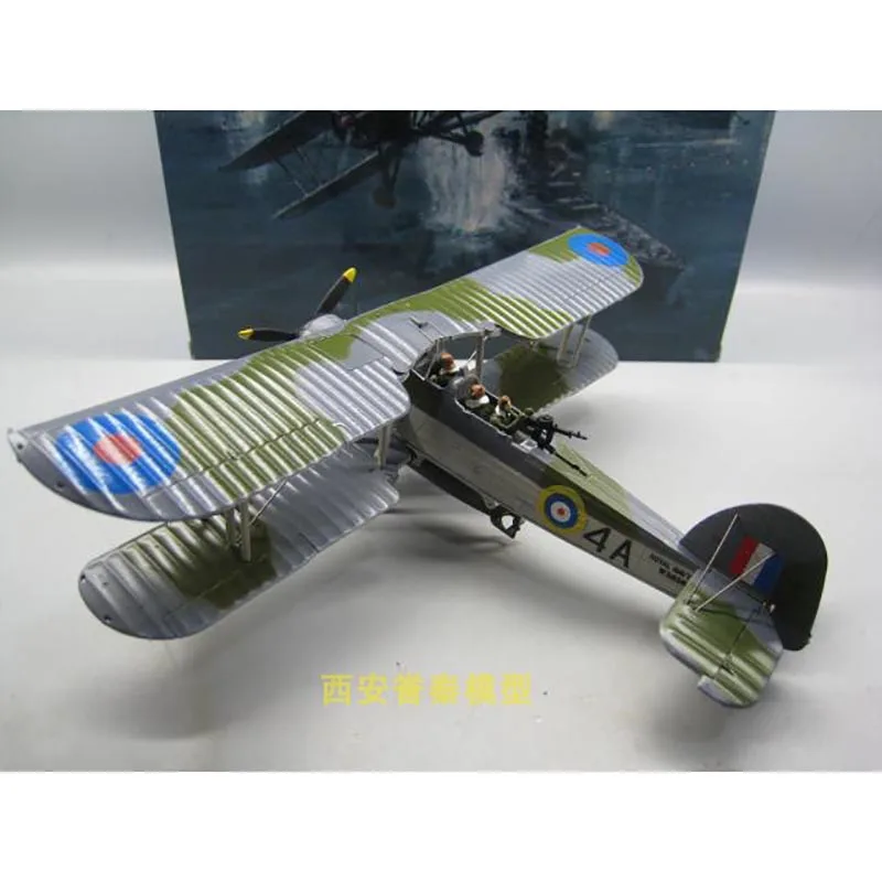 1/72 Scale  England British UK GBR Army Torpedo Attack Swordfish Biplane Fighter Bomber Aircraft Airplane Model