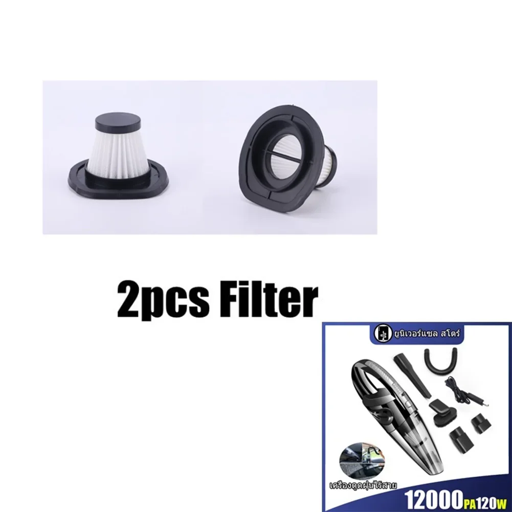 2Pcs Filter For JD-39 R-6053 Handheld Vacuum Cleaner Automobile Vacuum Cleaner Filter Replaceable Accessories