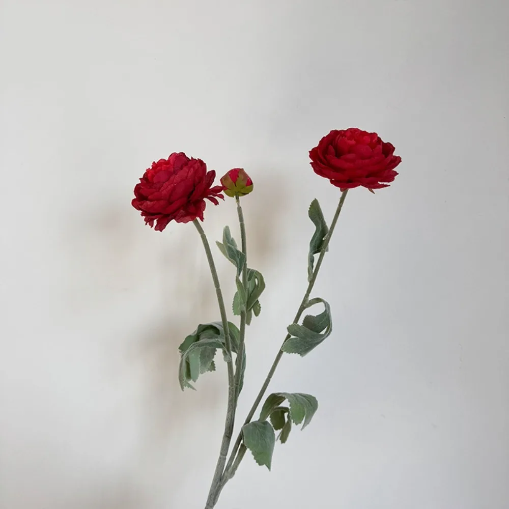 

1PCS 3 Heads Artificial Flowers Silk Flower Arrangement Silk Flowers Peony Color Bouquet Peony Wedding Garden Decoration