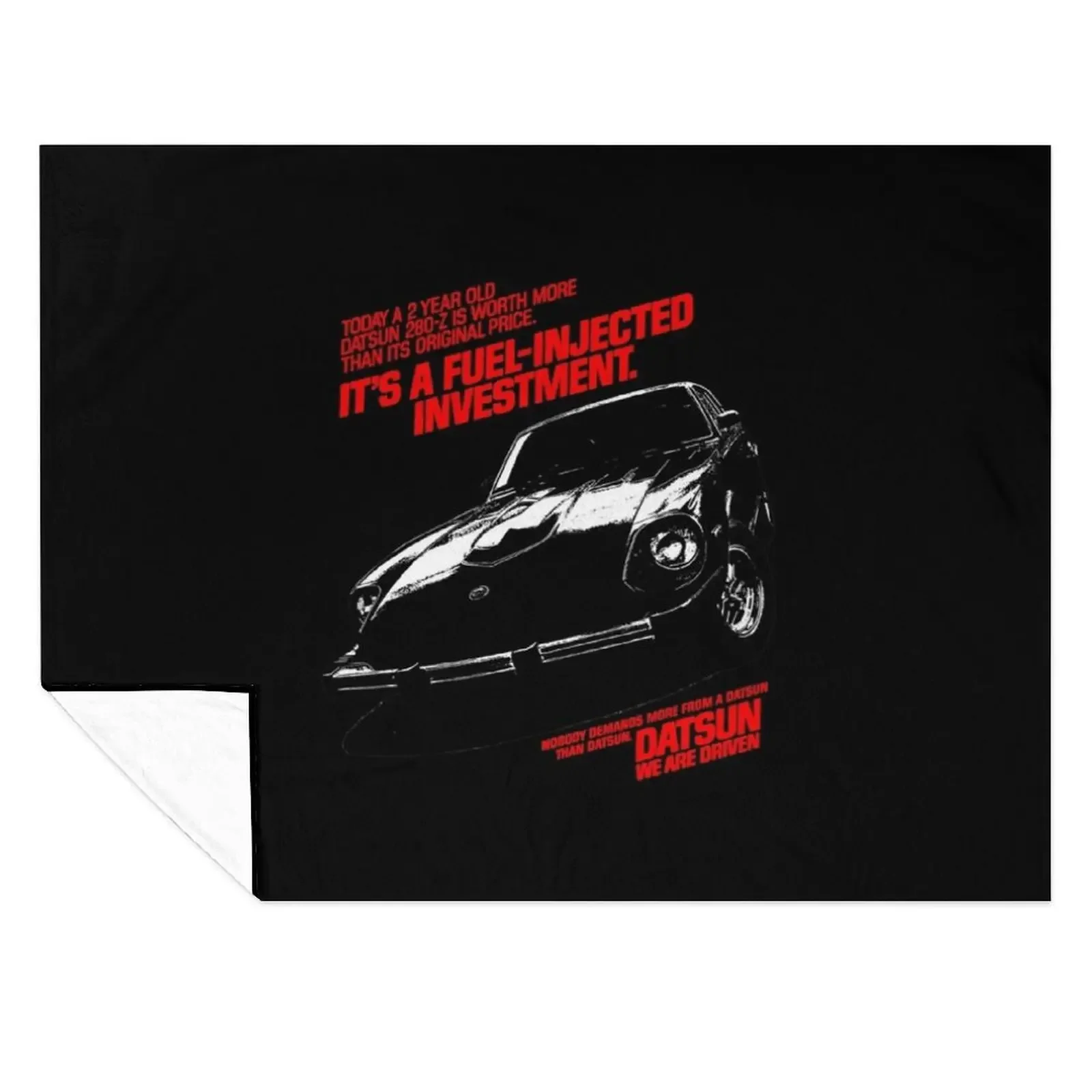 

DATSUN 280Z 280-Z Throw Blanket Moving Thermal Thin Plaid Blankets