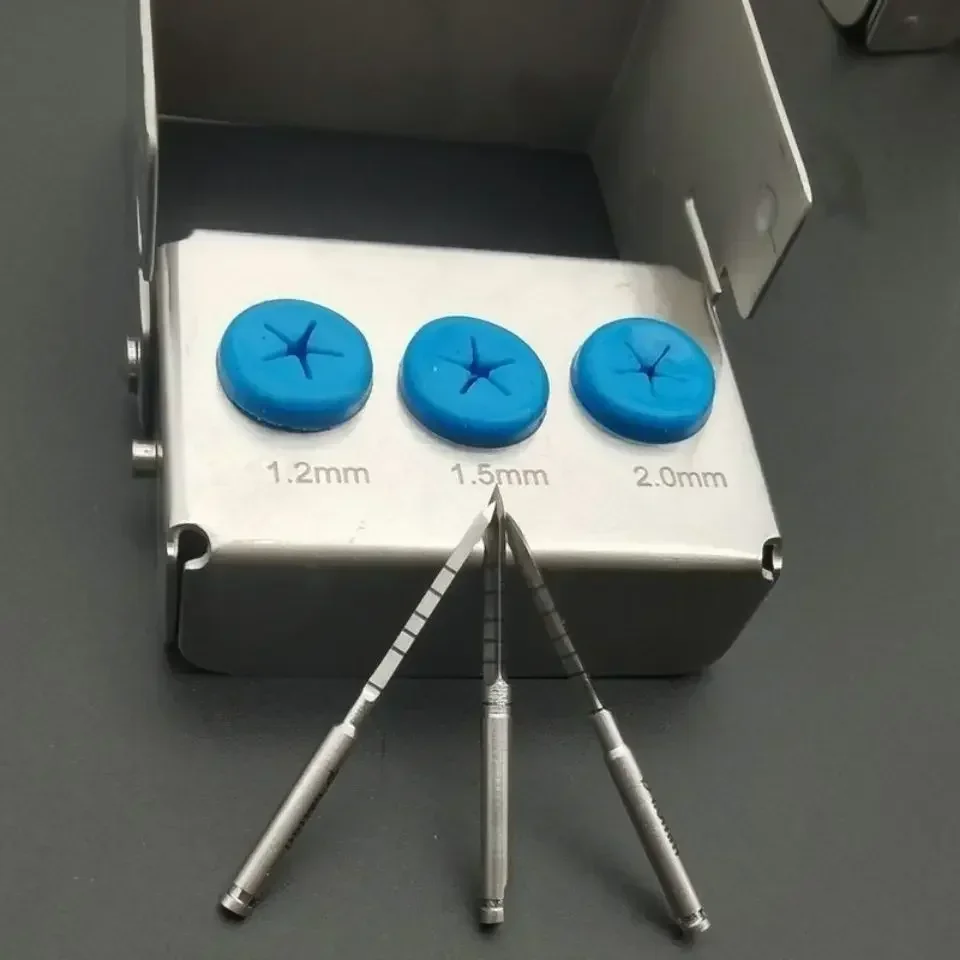 

Набор стоматологических пилотных фрез-лопаток 1.2/1.5/2.0 мм, 3-секционные, для имплантации, хирургические инструменты для стоматологов и зуботехнических лабораторий