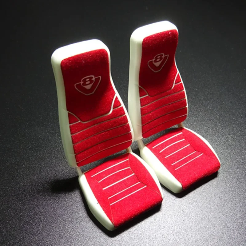 Pegatina de ante para asiento de simulación, pieza decorativa para camión Tamiya RC 1/14, volquete de remolque Scania R620 R470 56323, piezas de