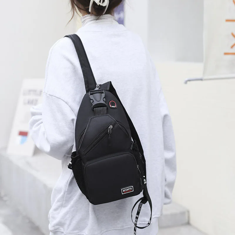 Men's Chest Bag Classic Male Crossbody Bags Funny Pack Oxford Cloth Designer Man Student Shoulder Sling Casual Sports Phone