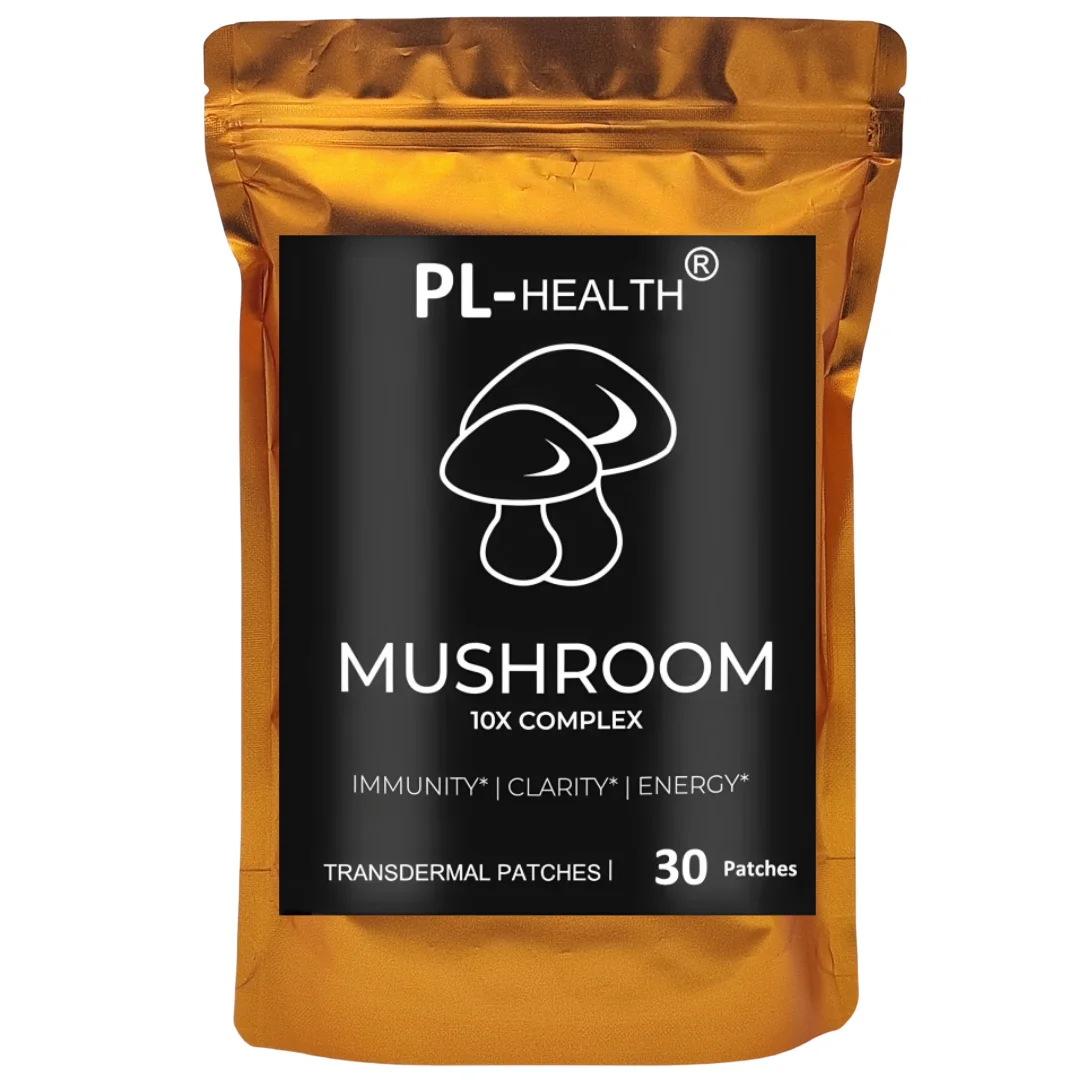 Lion Mane Mushroom - 10 Adesivos Transdérmicos Complexo de Cogumelos