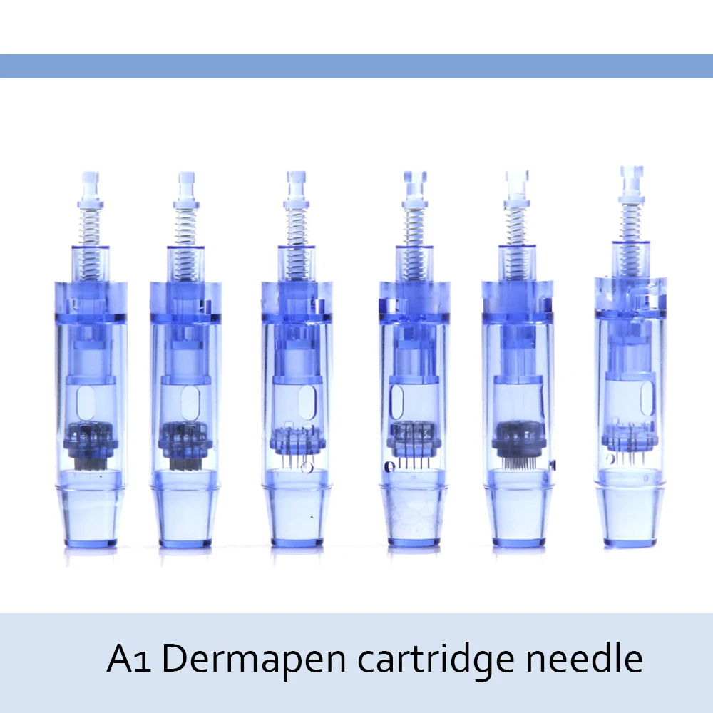 10/50/100 pz dermapen aghi 12/24/36pin professionale micro ago mts derma penna cartuccia ago per la cura della pelle dermapen a1