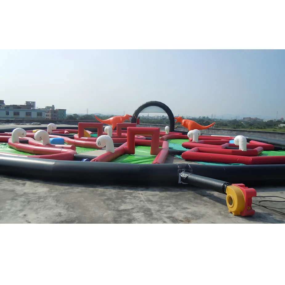 Outdoor Inflatable Golf Simulator,Mini Golf Inflatable Course,Inflatable Crazy Golf,giant Inflatable Golf Field