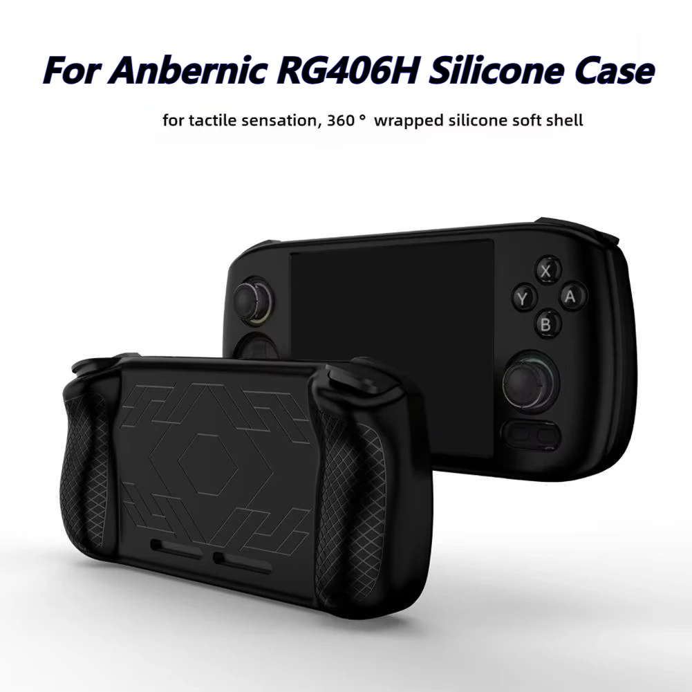 For Anbernic RG406H Silicone Game Console Case Shockproof Protective Cover Ultra Thin Silione Case Game Console Accessories