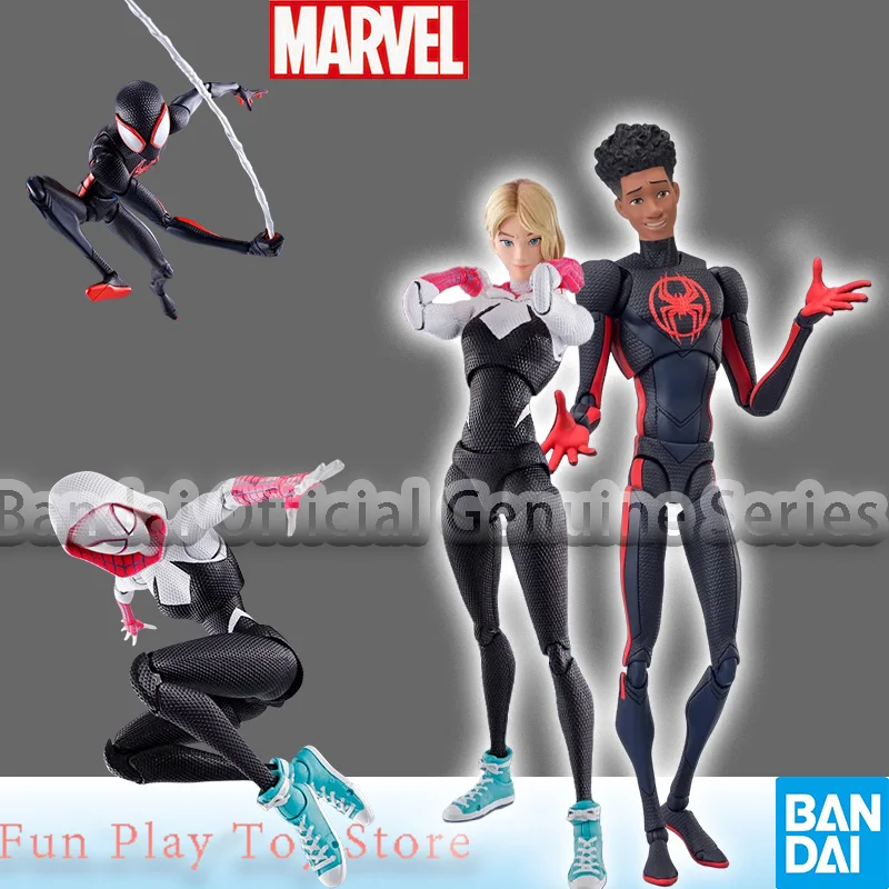 

In Stock Genuine Bandai S.H.Figuarts SHF GWEN MILES Spider Man ACROSS THE SPIDER VERSE GWEN MILES Action Figure Model Toys