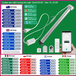 Lifelibero Tuya Wifi Slimme Gordijnen Rolgordijnen Motor Automatische Elektrische Sluitermotor Voor 37 38Mm Aluminium Buisondersteuning Alexa