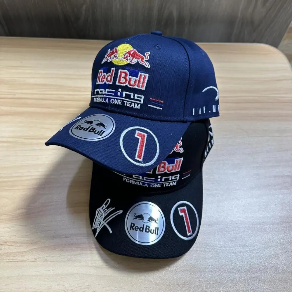 Black/navy blue Red Bull baseball caps men's and women's fashionable golf caps Red Bull sports caps outdoor Red Bull sun hats