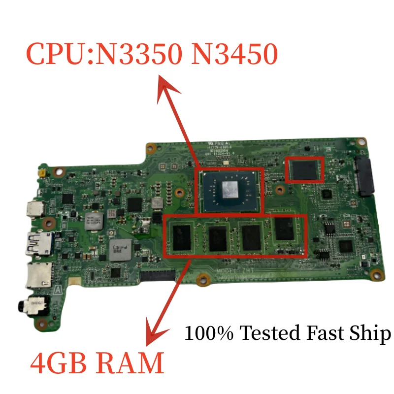 

Материнская плата DA0ZHTMB6F0 для ноутбука Acer CP511-1HN R751T NBGNJ11002 NBGNJ11006 NBGNJ11001 с процессором + 4 Гб ОЗУ + 32 ГБ EMMC 100% протестирована