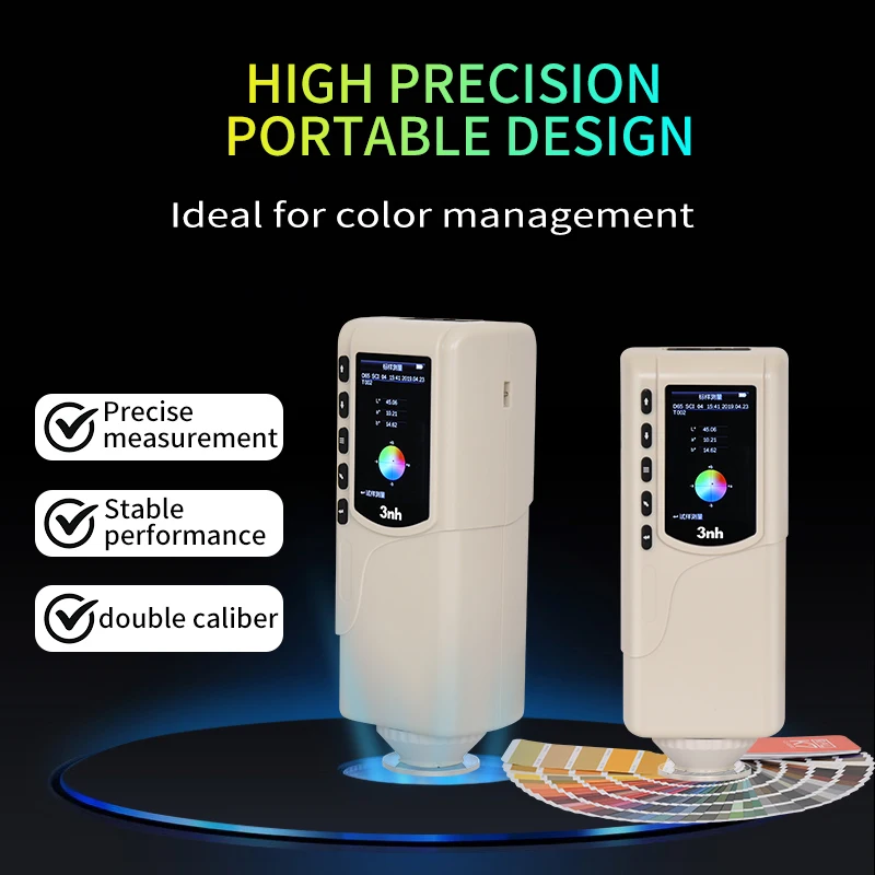 High Precision Digital 3NH Color Measurement Beer Fruit Photoelectric Textile Luminance Portable Colorimeter