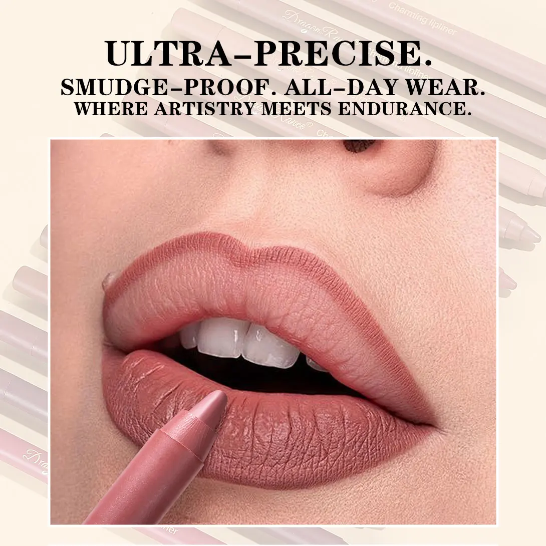 12Pcs/Set Lip Liner Set Waterproof and Sweat-Proof, Delicate Texture, Non-Smudged, Outline Lip Shape, Essential Lip Liner for Novices, Holiday Party, Valentine's Day Gift, Lip Liner Set