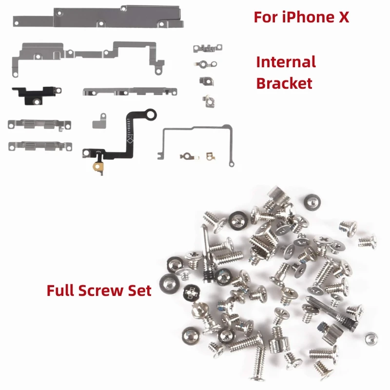 Internal Bracket &Full Screw Set Replacement Parts For iPhone 7 7Plus 8G 8Plus X XS XR XSMAX 11 11Pro 11Promax 12 12Pro 12Promax