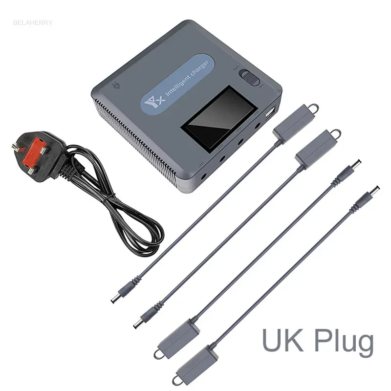 6-in-1 Digital-Display-Akkuladegerät für DJI Mavic 3 Drohnen-Akku-Ladezentrum Schnelles Intelligentes Akkuladegerät mit USB-Adapter – Detail 9