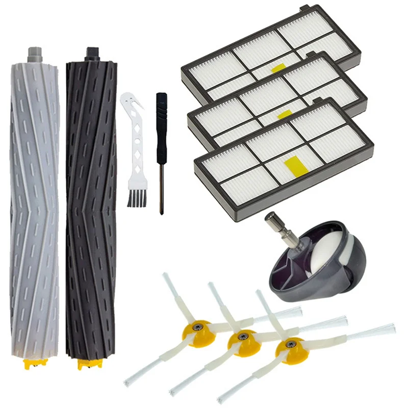 

A05G-для Irobot Roomba подметальный робот-пылесос, комплект аксессуаров, фильтр, основная щетка, боковая щетка, универсальная замена колес