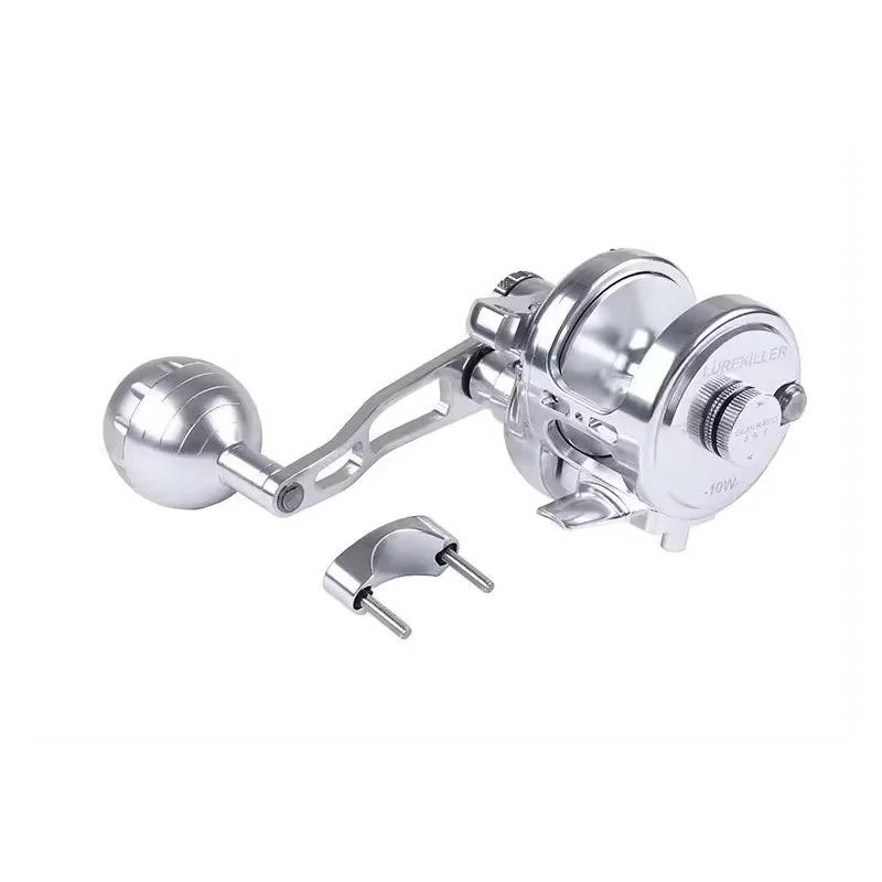 

2024 Fishing Wheel 9+2 Stainless Steel Ball Bearing 4.9: 1 Metal Max Drag 20kg Lurekiller 10W Drum Slow Jigging Reel