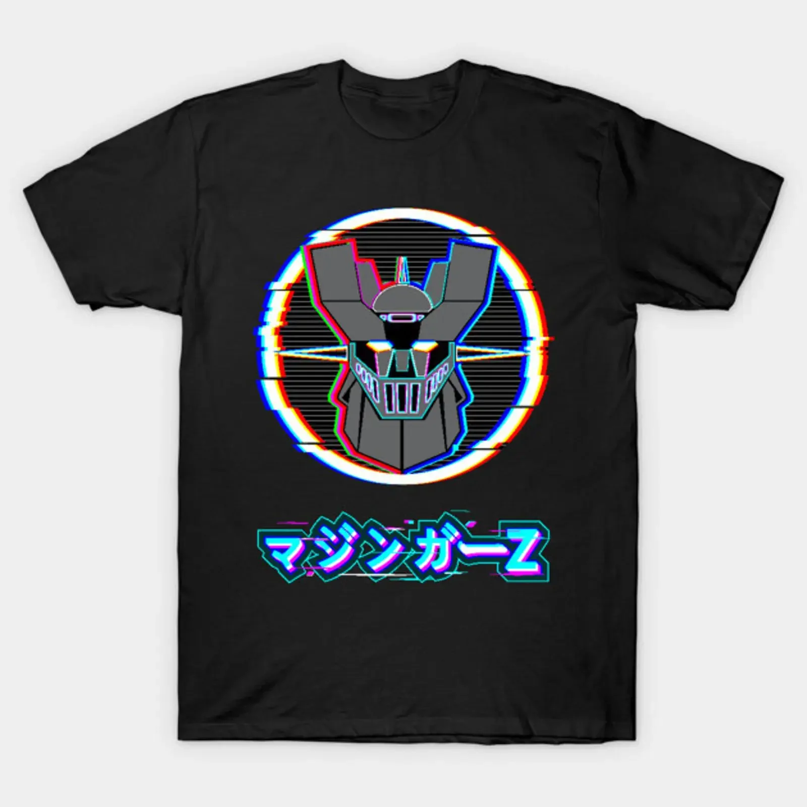 Mecha Glitch T Shirt vintage Washed Comfortable Versatile Casual designer clothes fashion graphic Top For Everyday Wear Soft