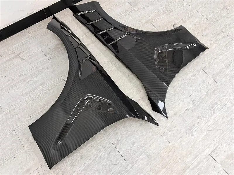 CARBON Brand 3K Twill Carbon Weave Universal Rear Spoilers Dry Carbon Fiber Material Wheel Fenders for M3 G80 M4 G82 G83