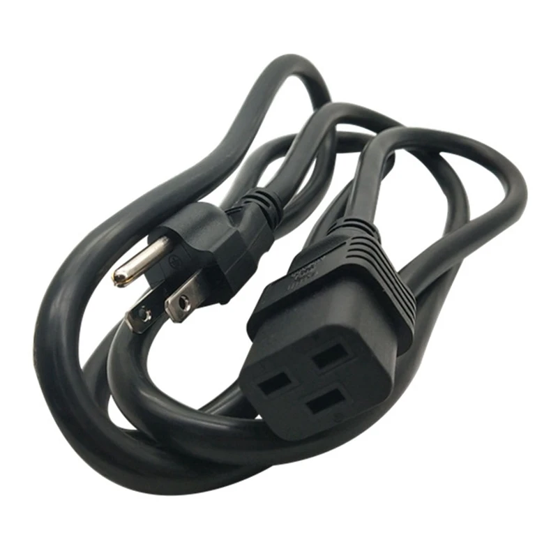 US Nema 5-15P TO C19 AC Power Extension Cable Cord Nema 5-15P To IEC 320 C19 Power Cord(US Plug)