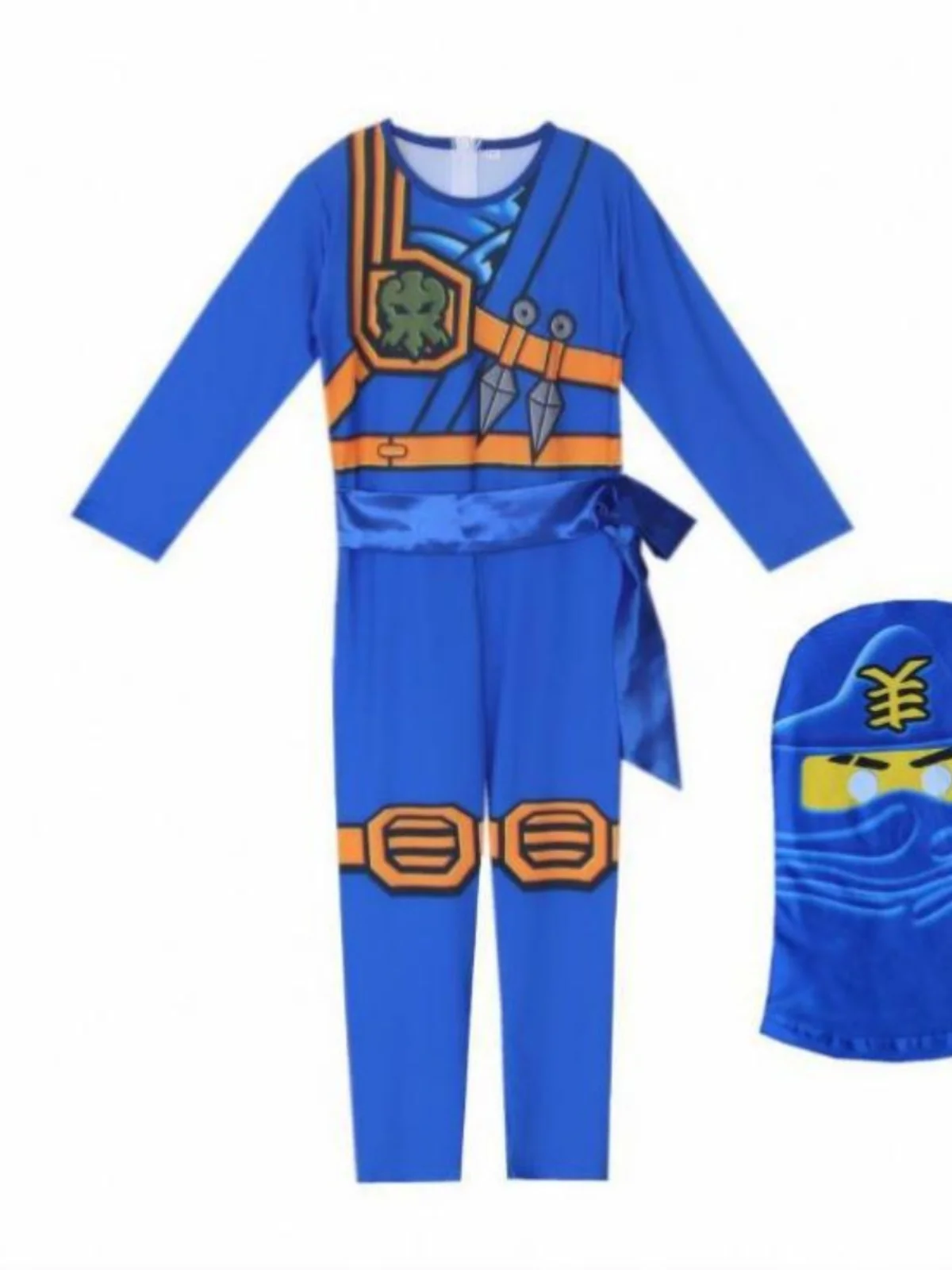 

Новый костюм ниндзя Set een Ninja Outfit Sword And ield Хэллоуин Одежда для выступлений для мальчиков Хлопок Традиционный китайский ...