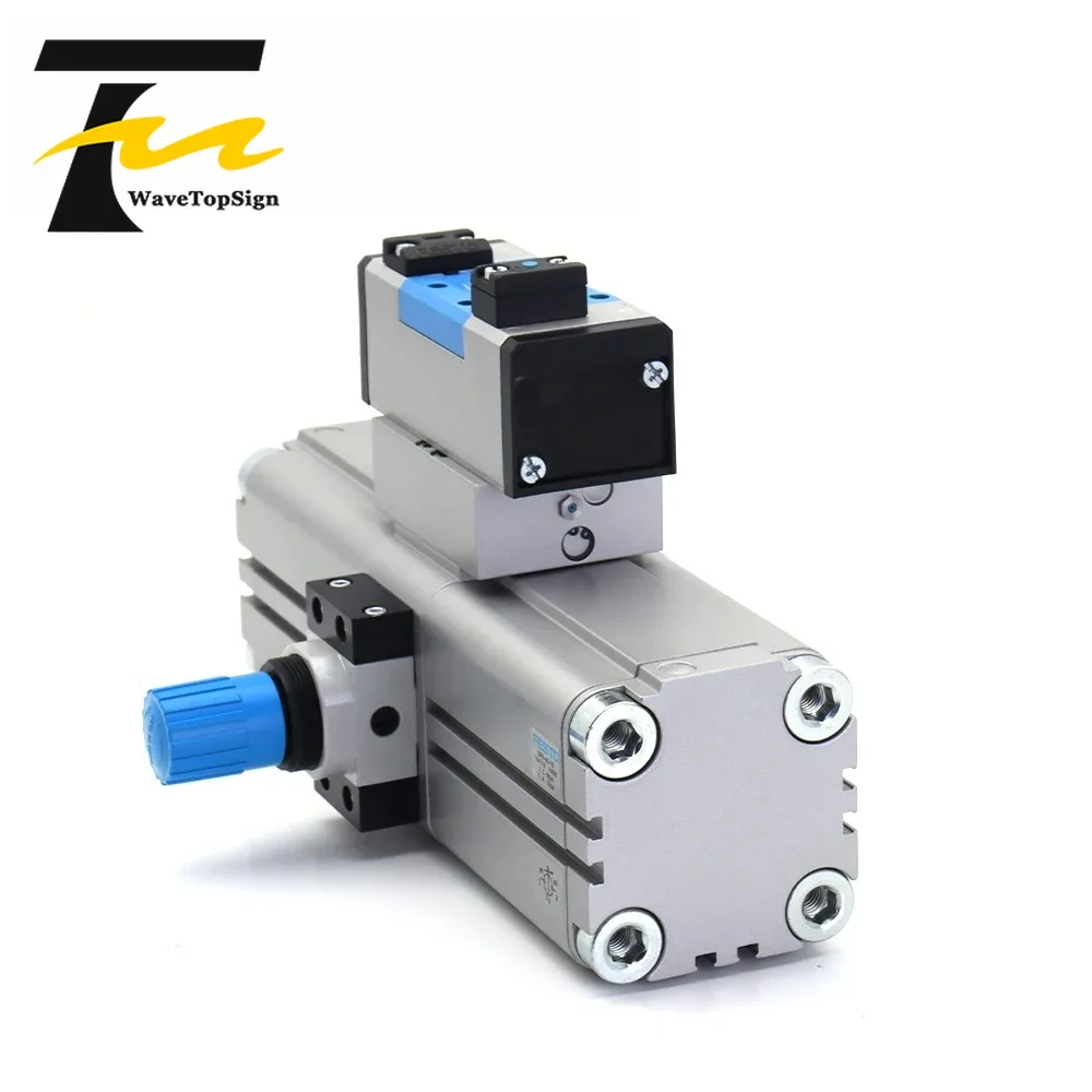 DPA-63-10 Pneumatic Cylinder Double Acting Air Cylinder 63mm Bore 10mm Stroke Compact Type for Automation Equipment