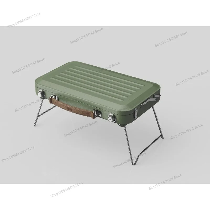For Q3P Card Such As Blue New Portable Double Head Furnace Storage Box Full Set of Outdoor Camping Portable