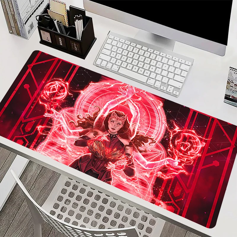 Scharlachrote Hexe Mauspad Büro PC Wunder Anime Tastatur Pad Spiels chrank Mouse pad Laptop Gaming Zubehör Schreibtisch matte HD Teppich