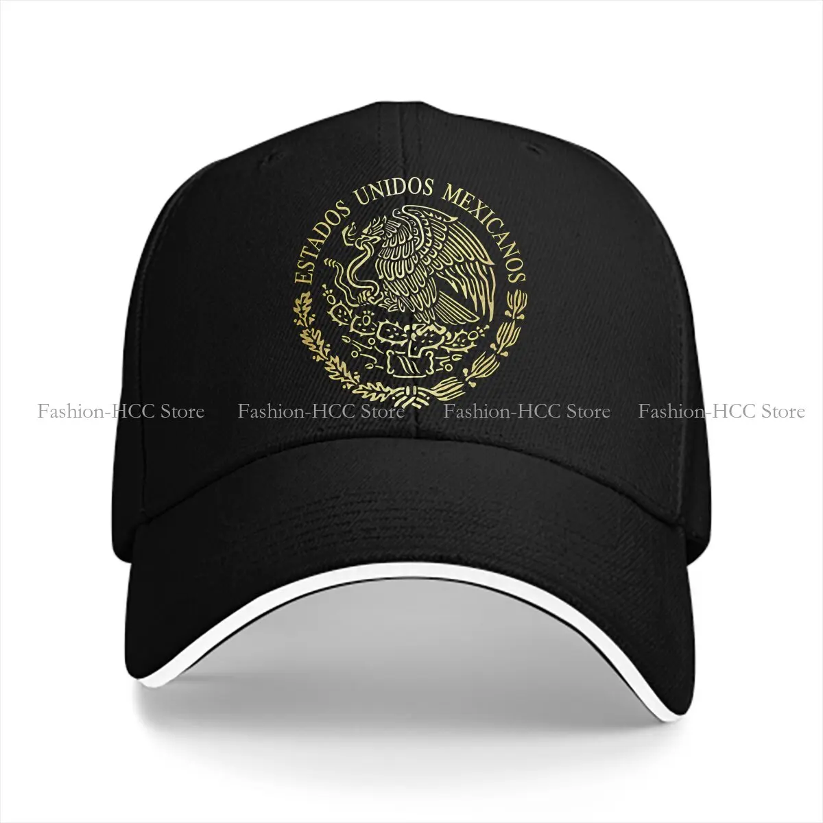 GOLD SHIELD Solid Color Baseball Caps Peaked Cap Mexican Flag Sun Shade Hats Men Women