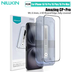Nillkin For iPhone 16 Pro Max Screen Protector For iPhone 16 Pro CP+Pro Clear Tempered Glass for iPhone 16/16 Plus With Tool