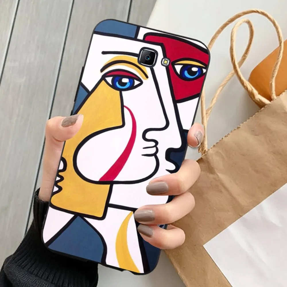 Picasso Abstract Art Painting Phone Case For Samsung J 7 plus 7core J7 neo J6 plus prime J6 J4 J5 Mobile Cover