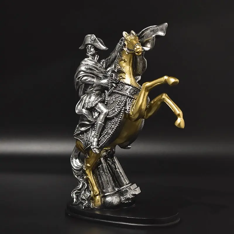 

European Royal Knight Napoleon Ornaments Resin Sculpture Crafts Home Porch Wine Cabinet Decorations For Home Decor Sculpture