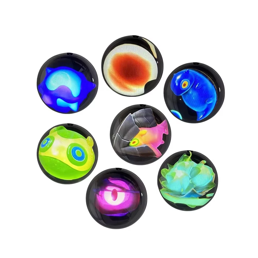 Video Glass Ball Customizable Diy Art Glass Ball Lamp - Spherical Pixel Display Detachable Video And Sound Game Screen Gifts