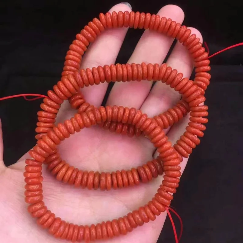 

Factory Natural South Red Bracelet Clean and Seamless Color Full of Meat Accessories Spacer