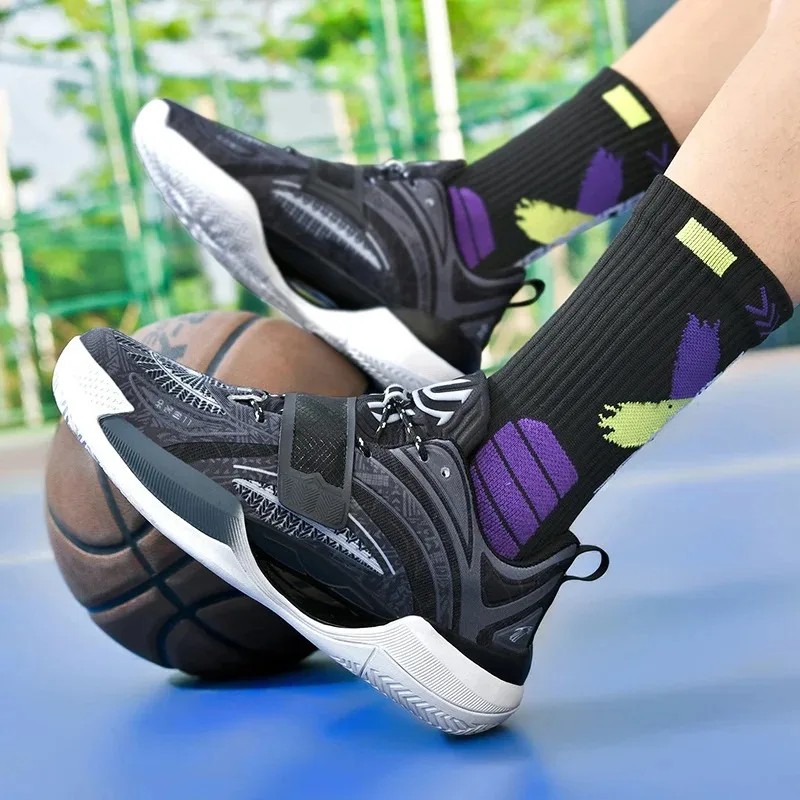 Basketball Shoes for Boys Sock Sneakers Men\'s Basket Shoes Autumn High Top Anti-slip Outdoor Sports Shoes Trainer Zapatillas