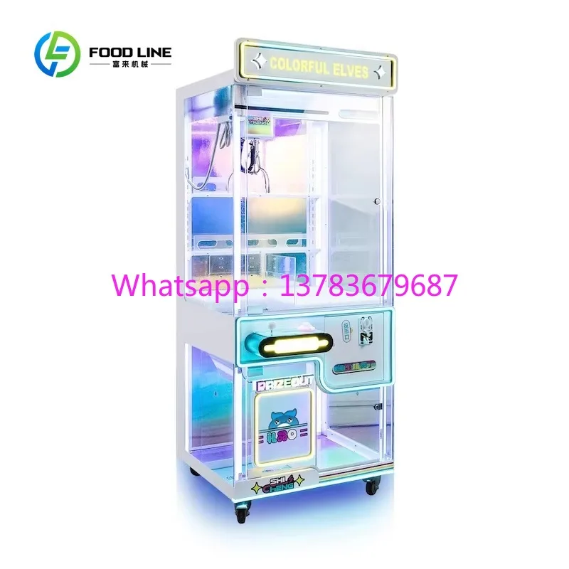 

Customized New Metal Claw Machine Crane Game Coin Operated Plush Toy Arcade 1 Year Warranty Spanish English Japanese WiFi