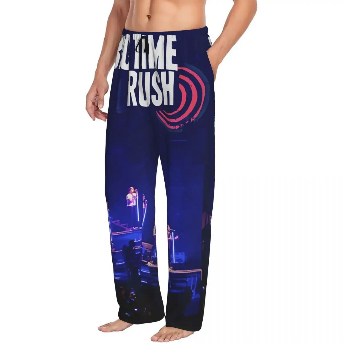 

Custom Big Time Rush BTR Band Music Men Pajama Pants Lounge Sleep Sleepwear Bottoms with Pockets