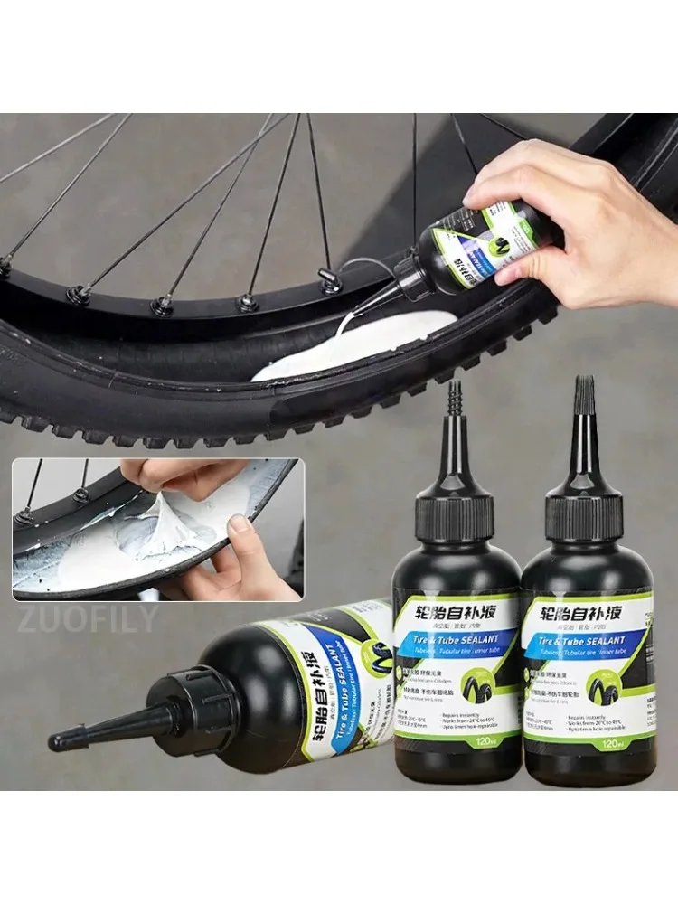 AliExpress NONE 120ml Bicycle Tubeless Tire Sealant Road Bike Tires Repair Liquid Kits Tire Puncture Repair Glue Fluid Bicycle Accessories