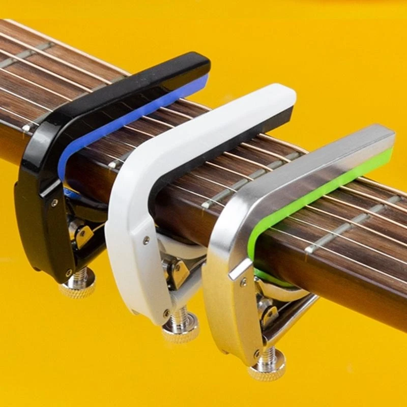 Metal Ukulele Capo Single Handed Operations Professional Capo Metal Texture Suitable for All Guitar Enthusiasts Present