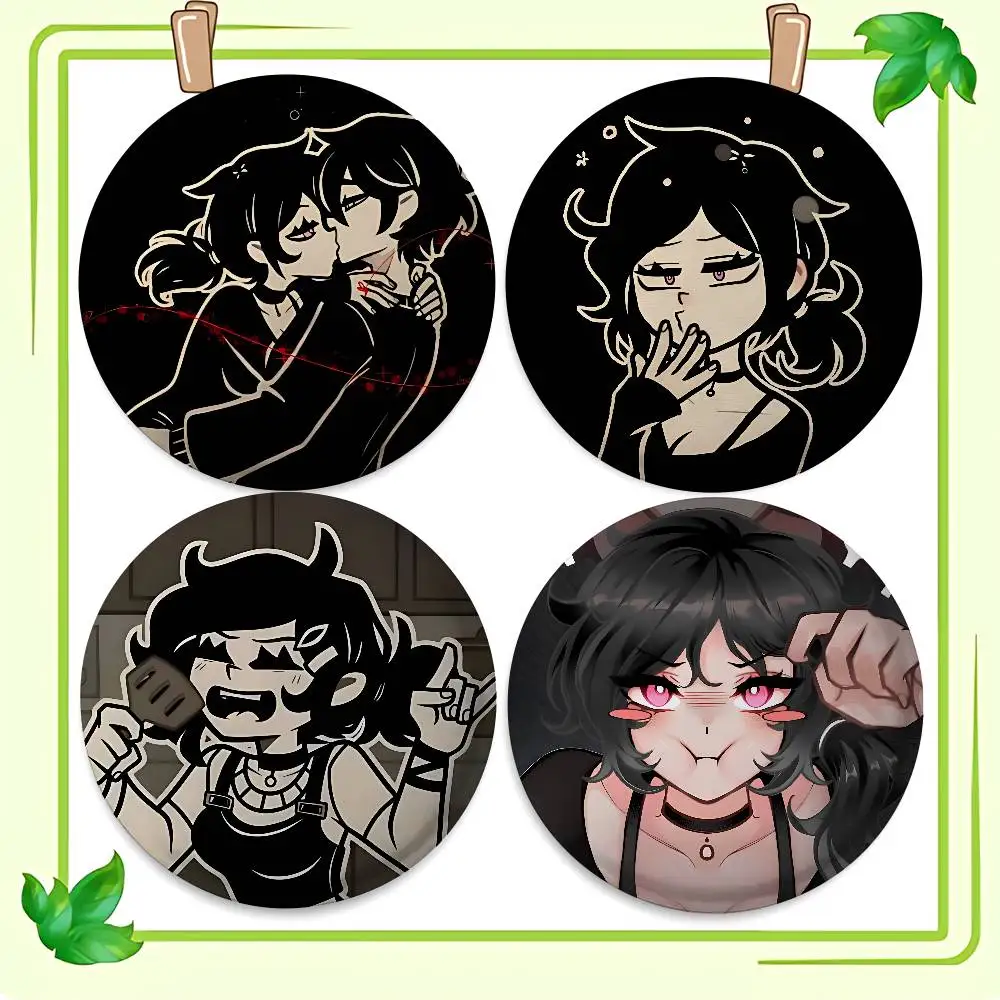 H-The Coffin Of Andy And Leyley Cover Brooches Funny Meme Badge Fashion Jewelry Gifts